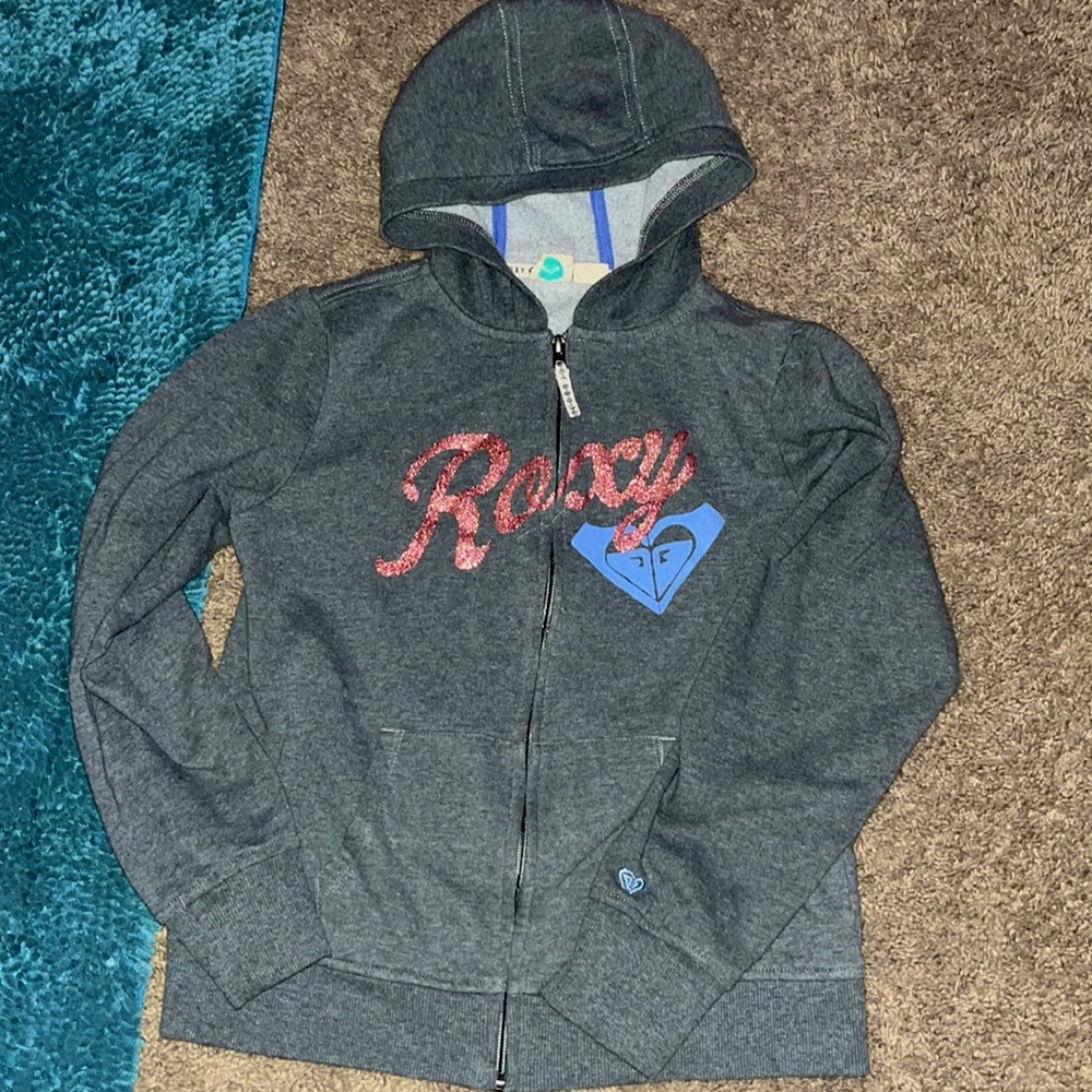 Girls Roxy zip up hoodie, size 14/16